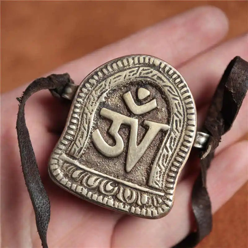 Amulette Bouddhiste Tibétaine Ancienne