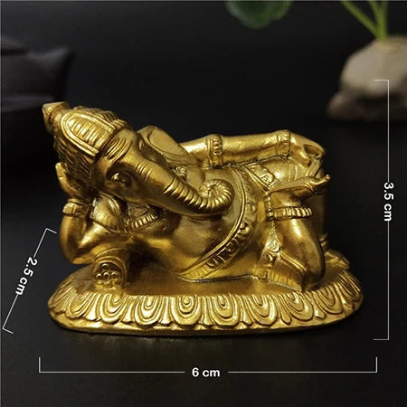 Statuette Ganesh Allongé