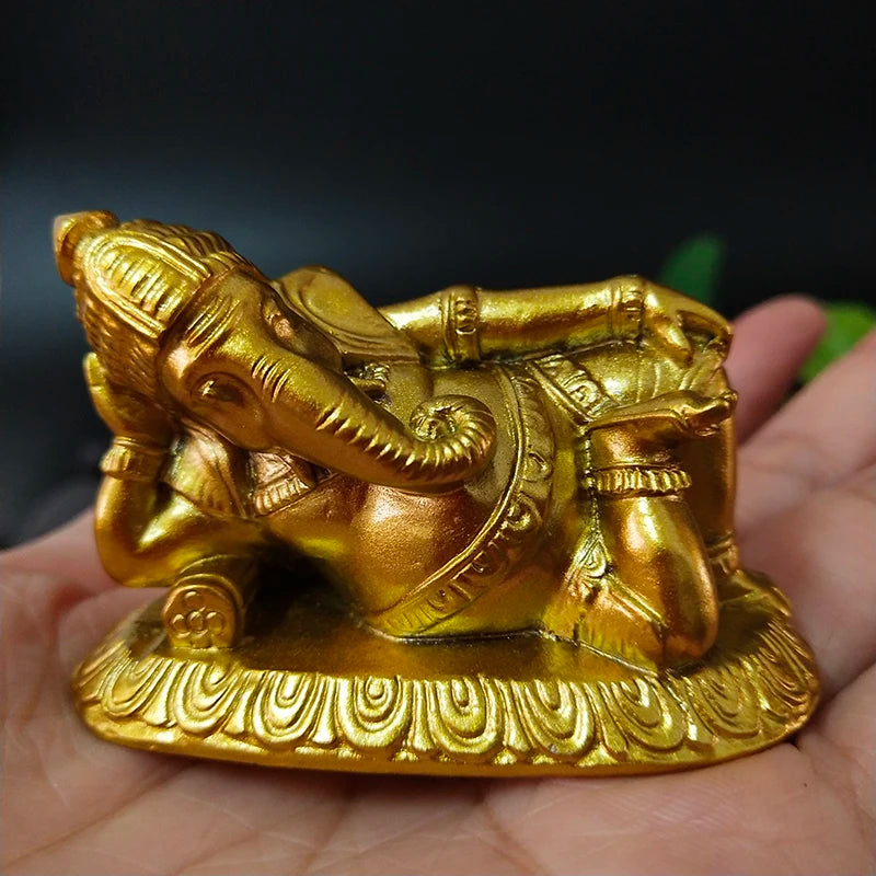 Statuette Ganesh Allongé