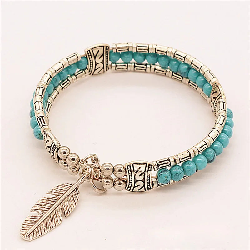 Bracelets Tibetain Vintage Femme