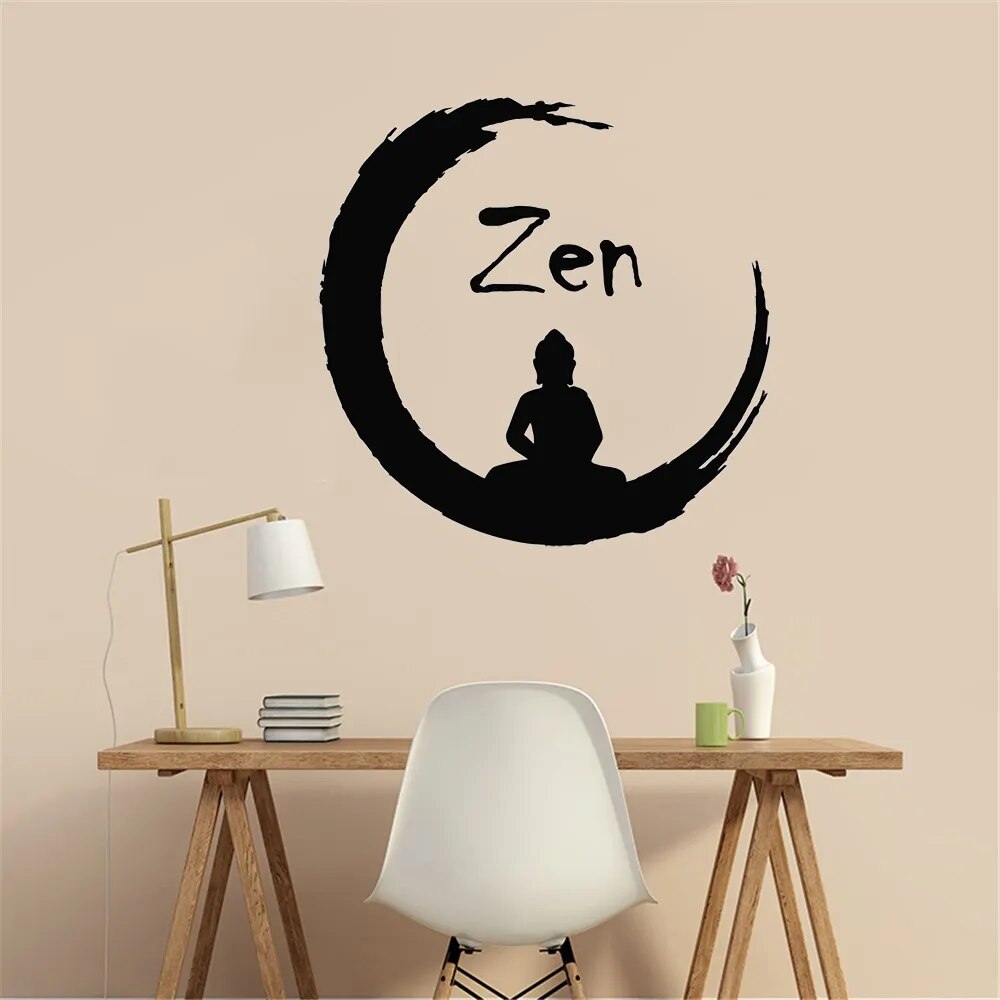 Sticker mural Cercle zen