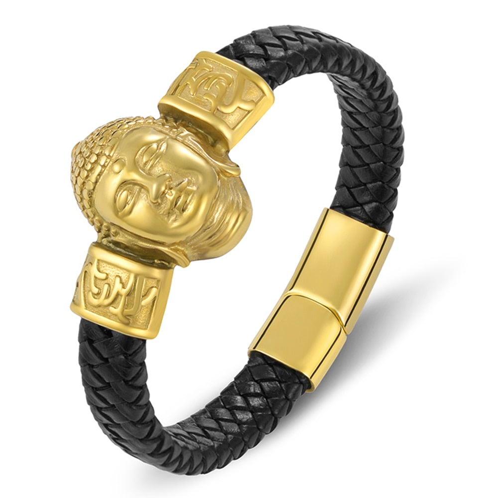 Goldenes Buddha-Armband