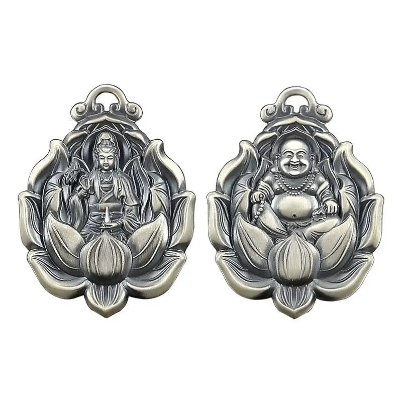Pendentif Amulette Bouddhiste en Argent