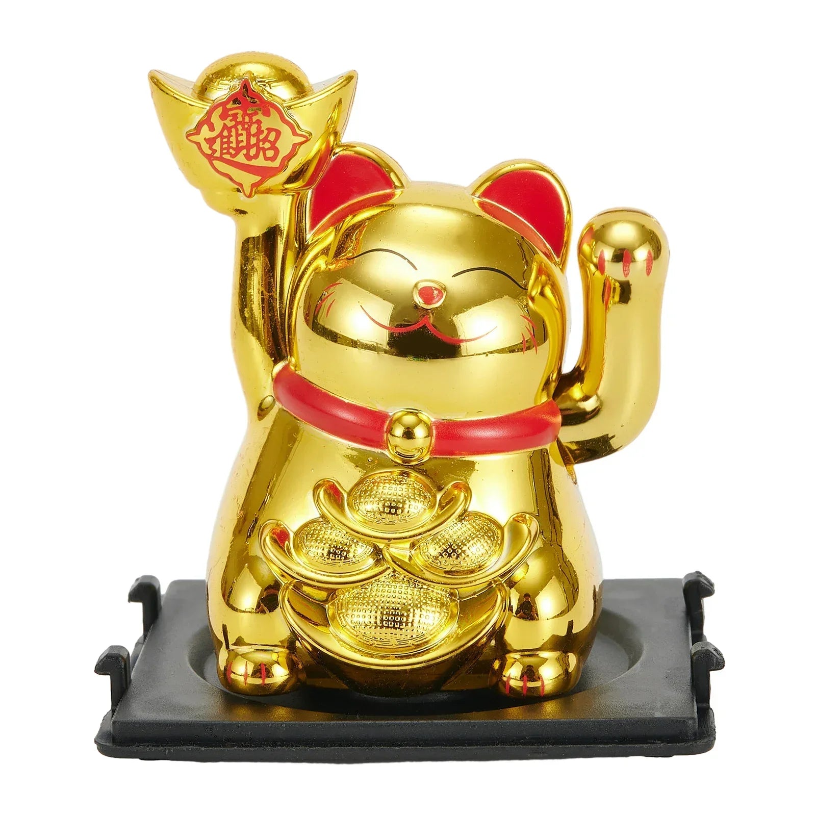 Chat Porte-Bonheur Maneki Neko Doré