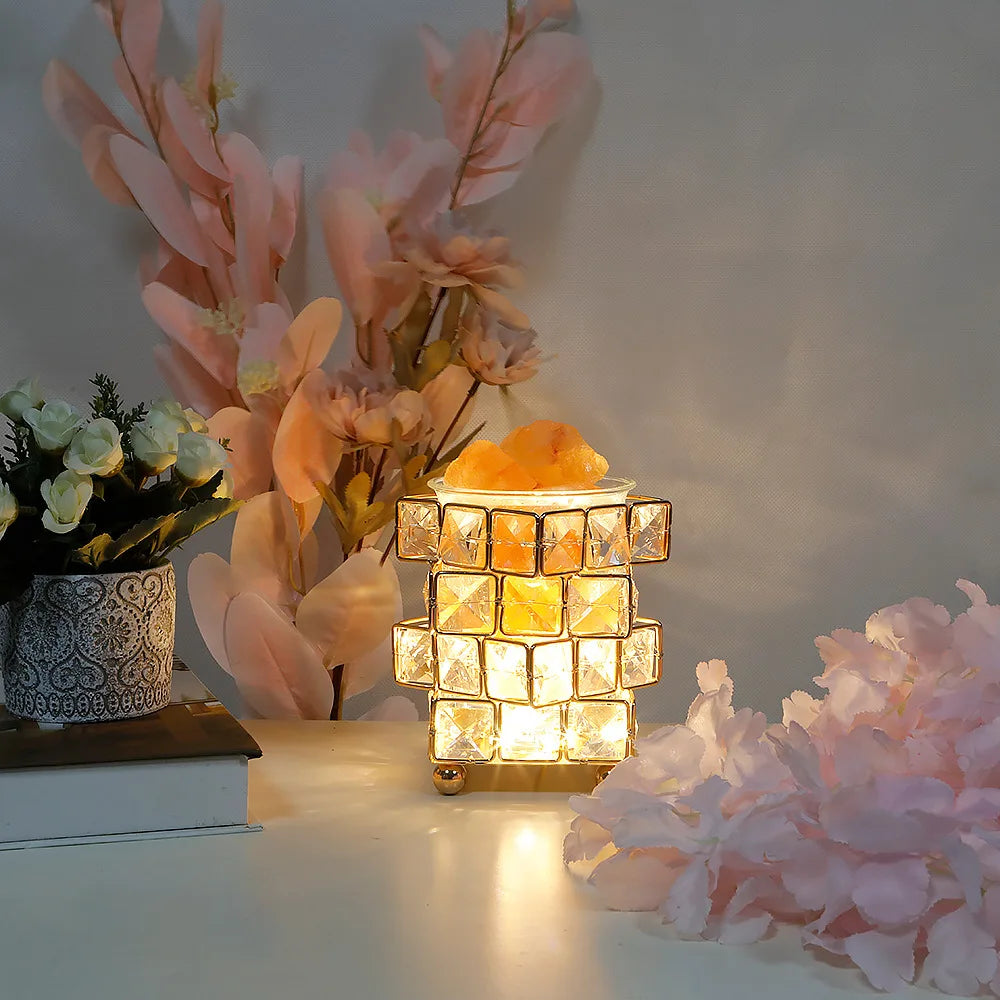 Lampe de Sel de L’Himalaya en Cube