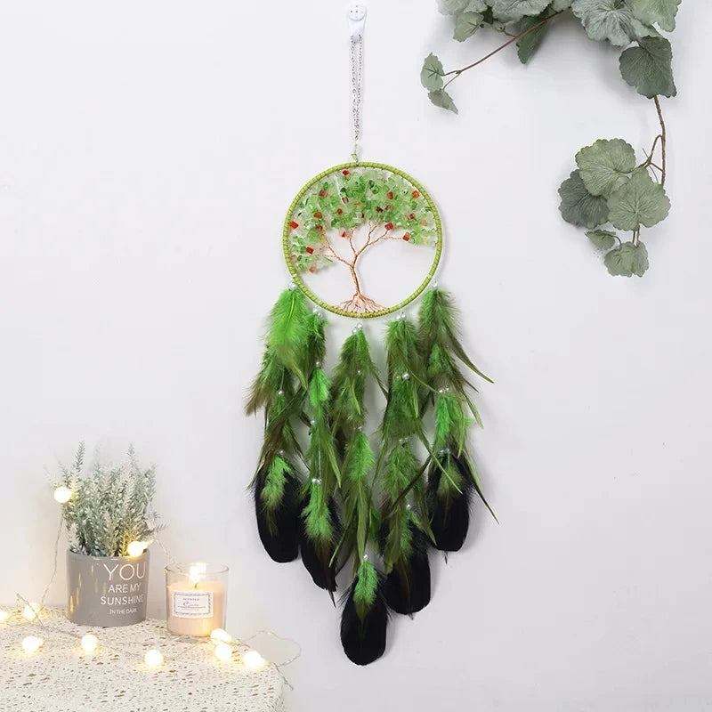 Attrape Reve Arbre de Vie Vert