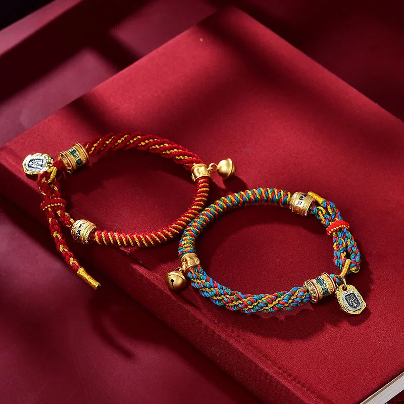 Bracelet Tibetain Tressé “Manjusri Thangka”