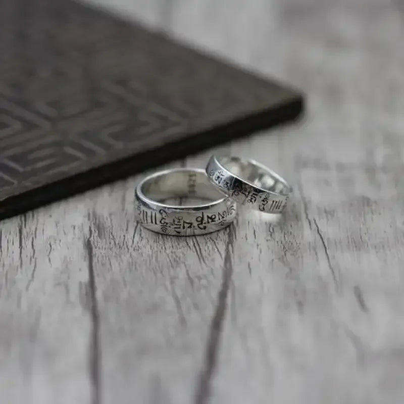 Bague Argent Tibet