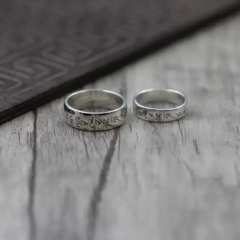 Bague Argent Tibet