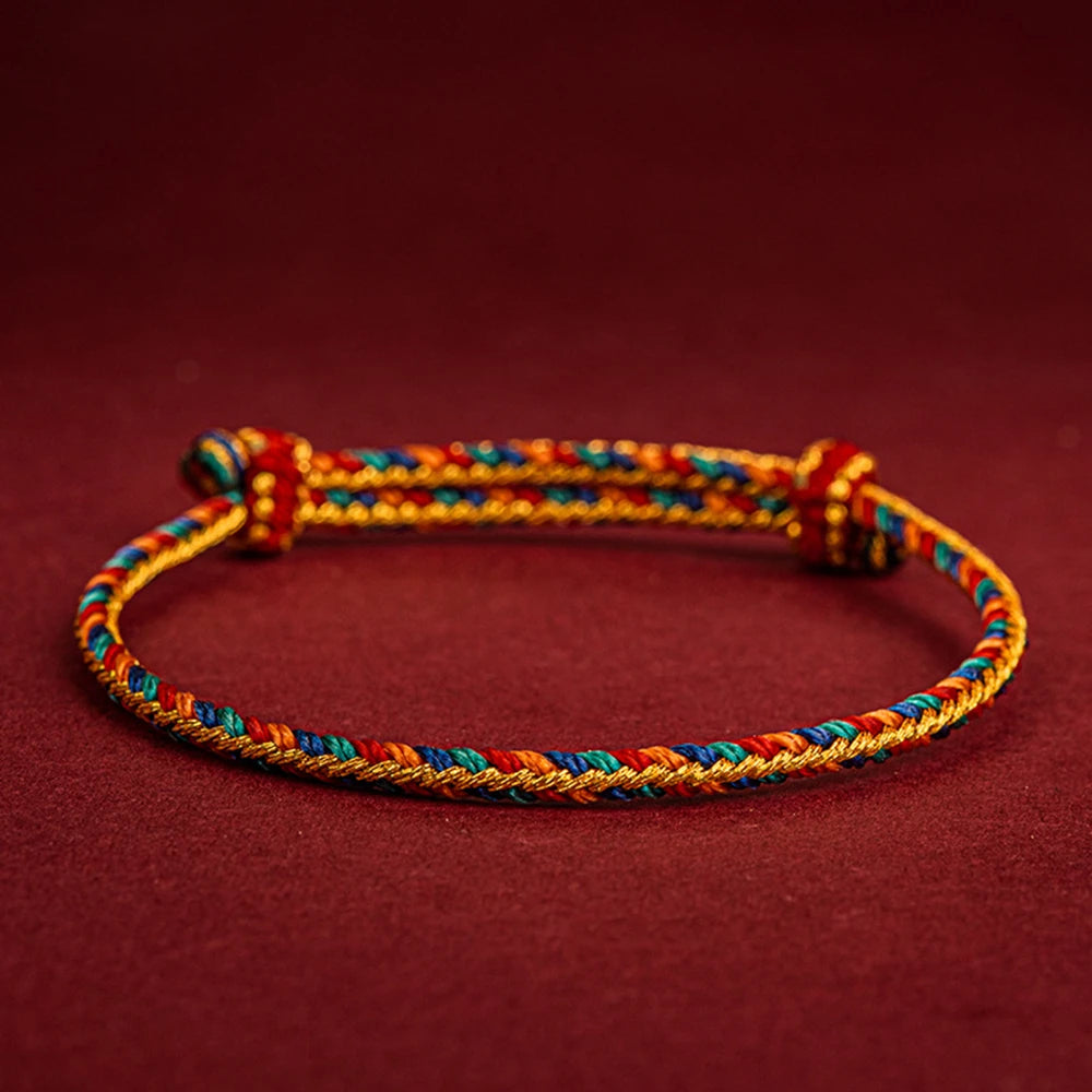 Bracelet Tibetain Bouddhiste Tressé Main