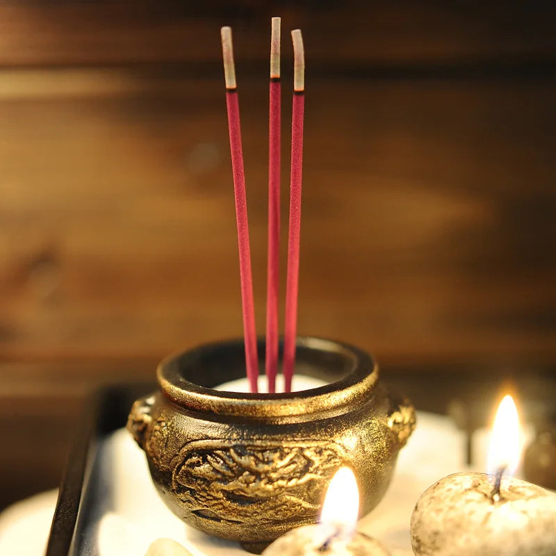 Jardin Zen Bouddha Méditation avec Porte-Encens