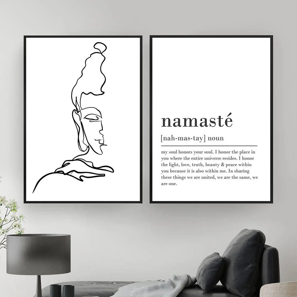 Poster Bouddha Namaste