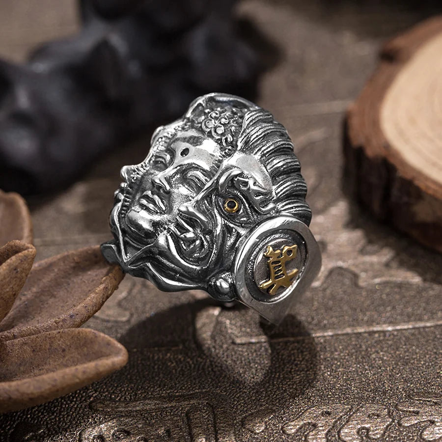 Bague Démon et Bouddha
