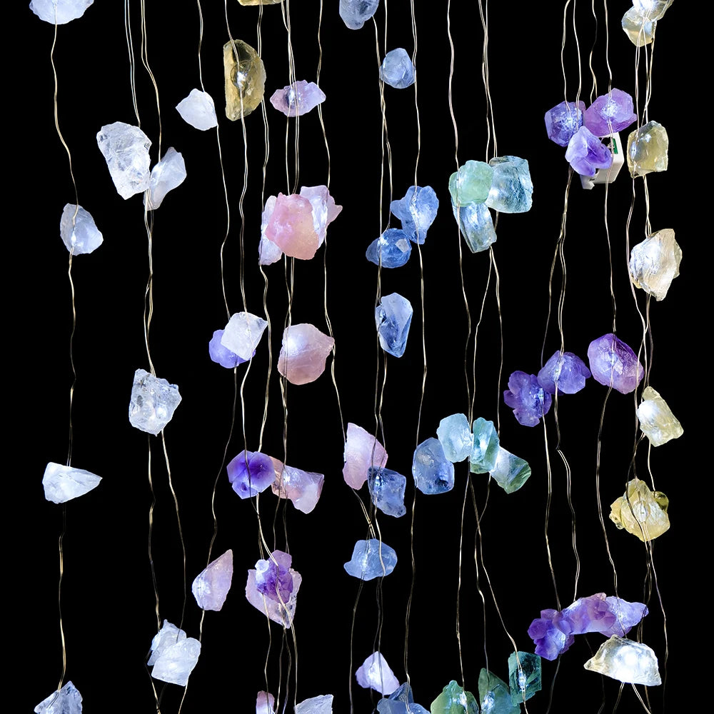 Guirlande Lumineuse en Quartz Naturel