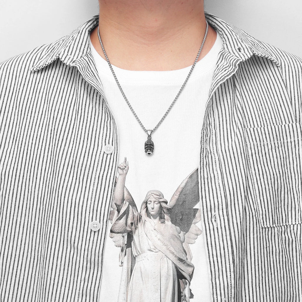 Pendentif Visage Bouddha Démon