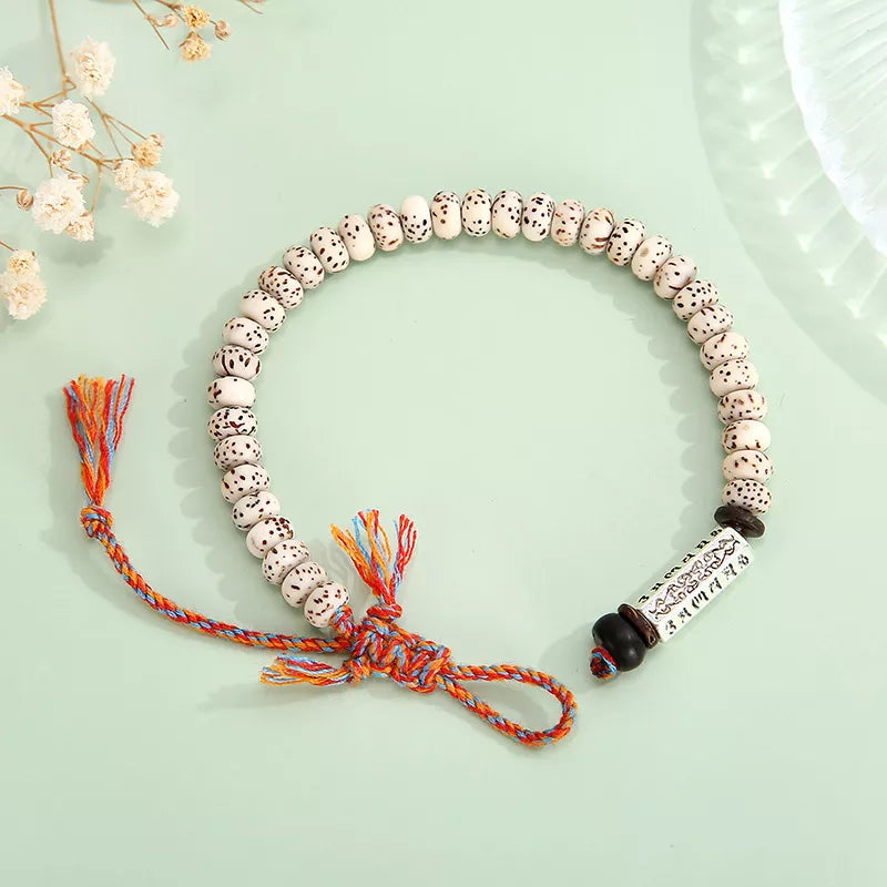 Bracelet Tibétain Perles de Bodhi “Ohm Mane Padme Hum”