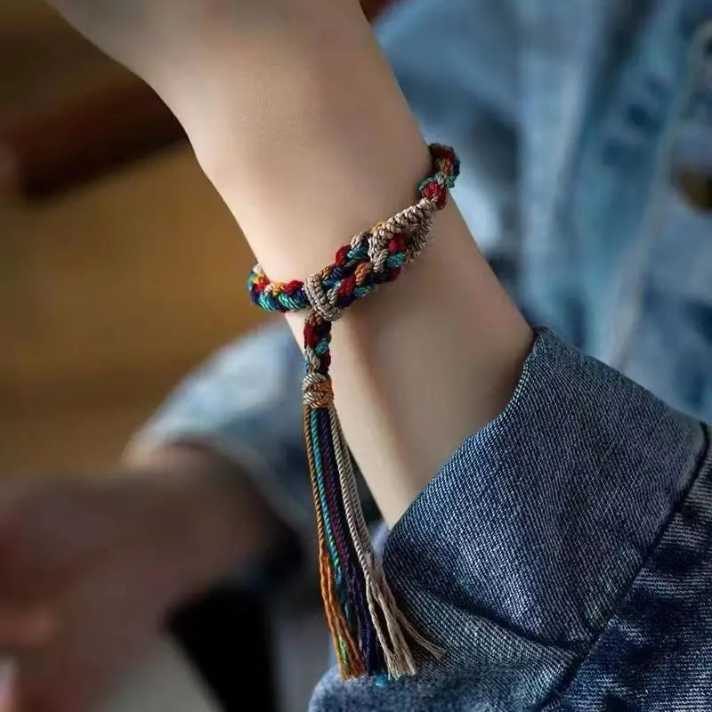 Bracelet Tibetain Femme Tressé