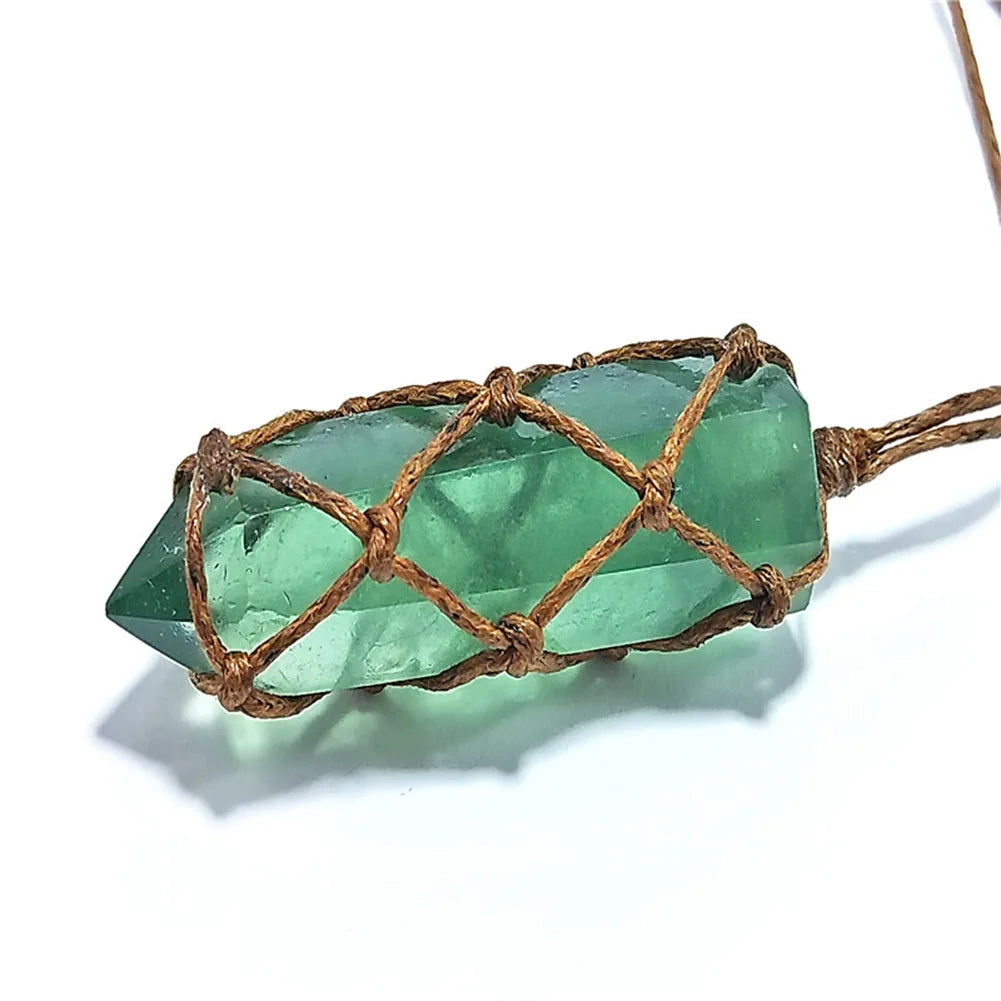 Collier en Pierre Naturelle Emeraude