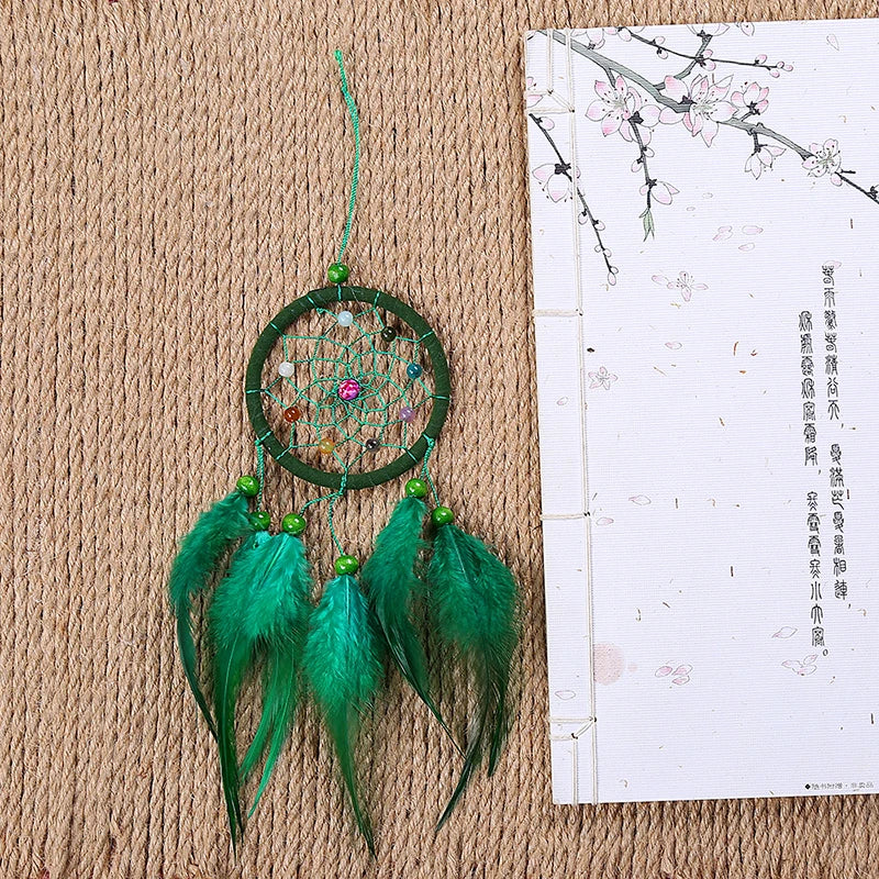Attrape Reve Plume Verte
