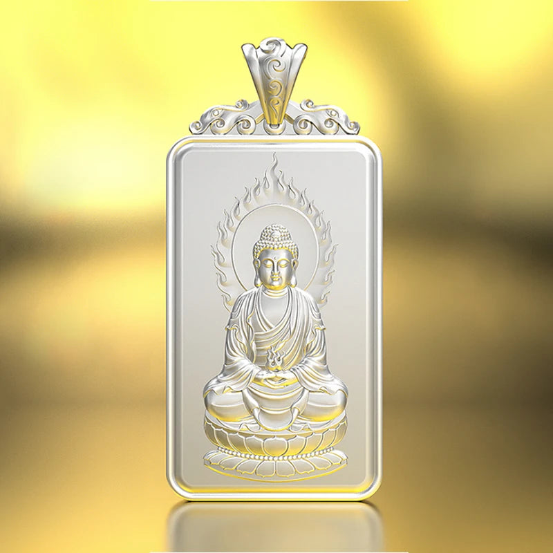 Amulette Bouddhiste en Argent