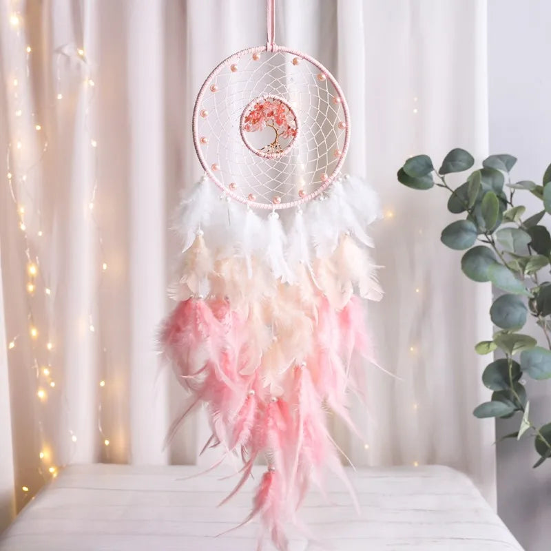 Attrape Reve Blanc Et Rose