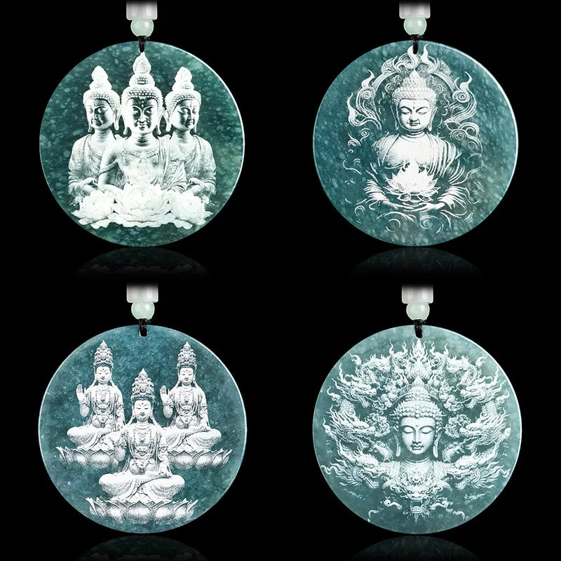 Amulette Bouddha Bleu Birmanie