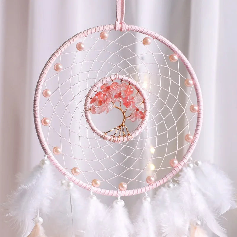 Attrape Reve Blanc Et Rose