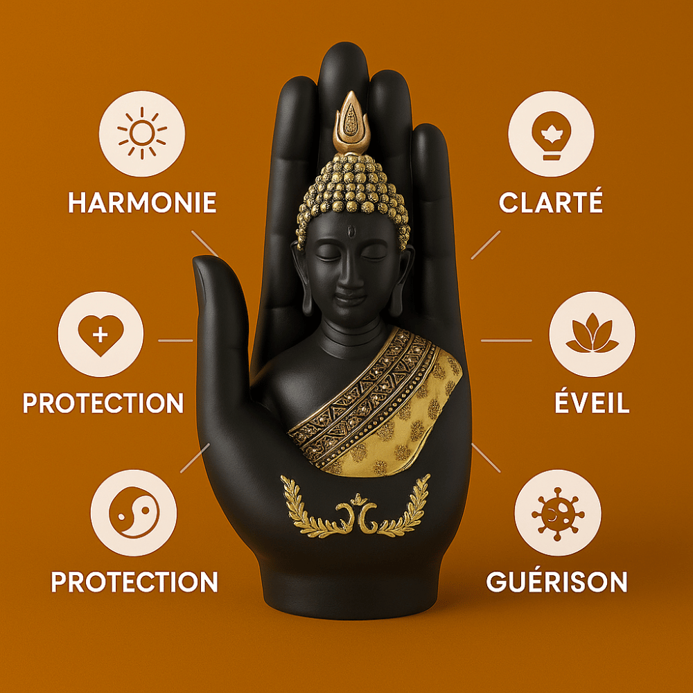 Statue Main De Bouddha