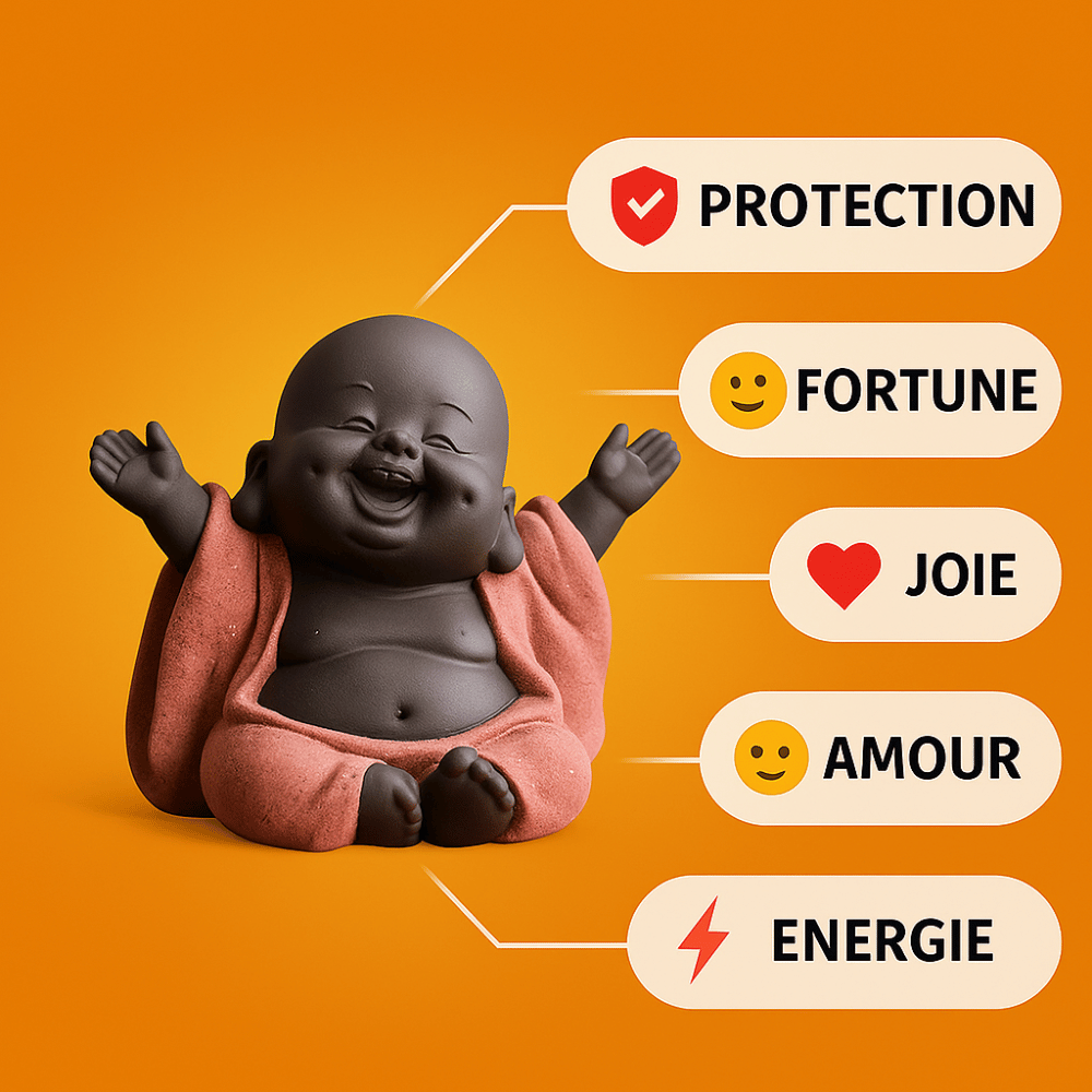 Statuette Bébé Bouddha Rieur