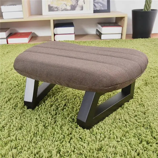 Banc de méditation et coussin - Café