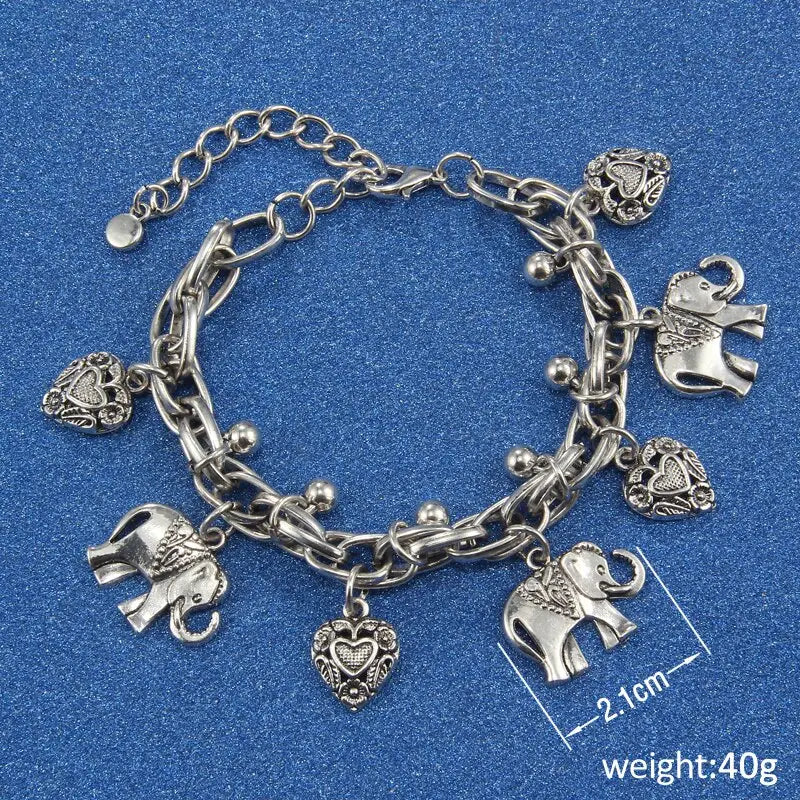 Bracelet de cheville Coeur d’Asie