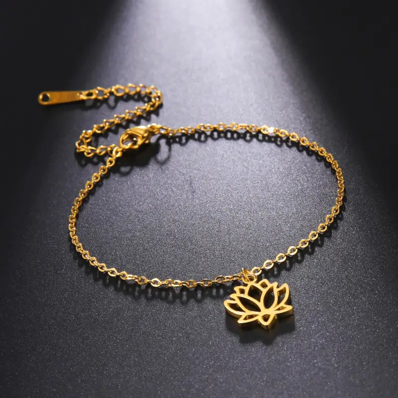 Bracelet de cheville Fleur de Lotus