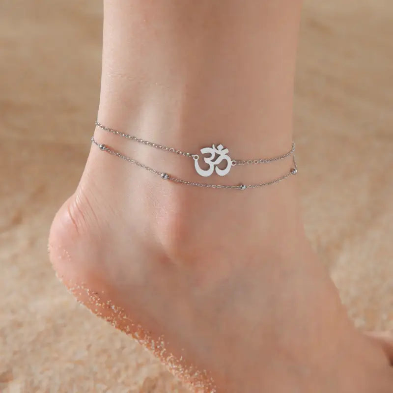 Bracelet de cheville Symbole Ohm