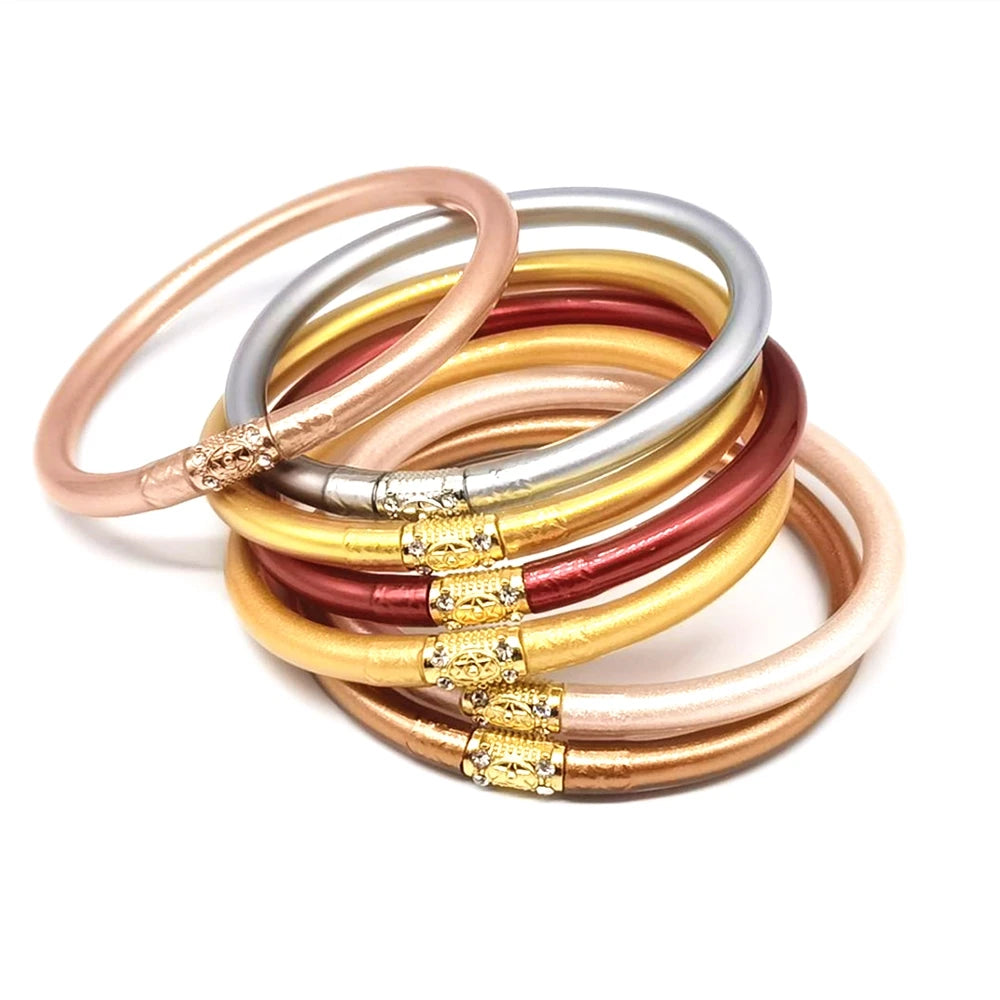 Bracelet Jonc Bouddhiste (Lot 7pcs)