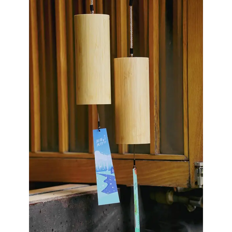 Carillon à vent en bambou