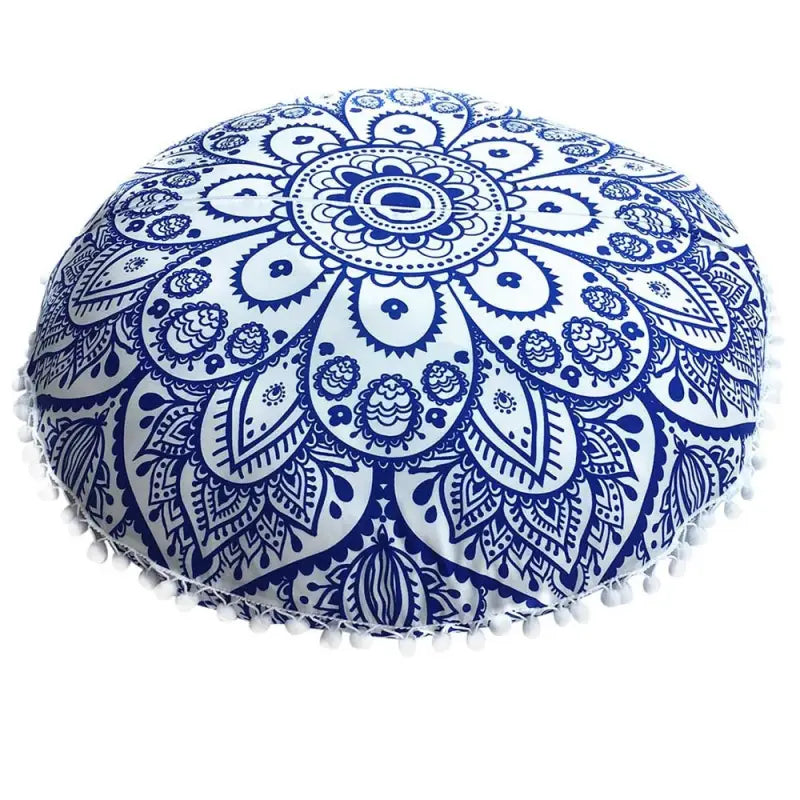 Coussin de méditation Mandala - Bleu