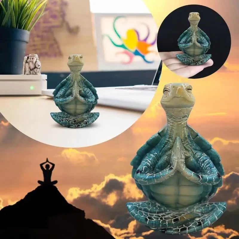 Figurine tortue de mer Méditation