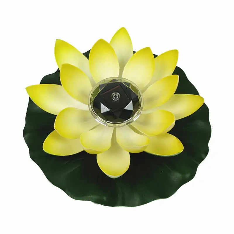 Fleur de Lotus Solaire - Jaune