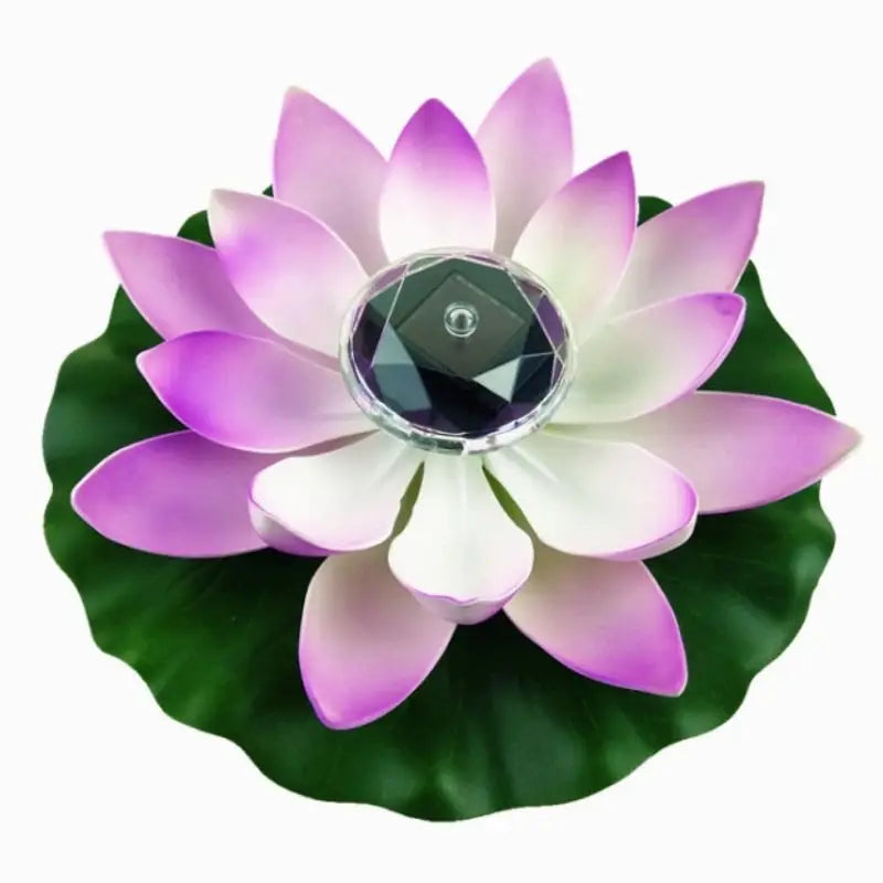 Fleur de Lotus Solaire - Violette