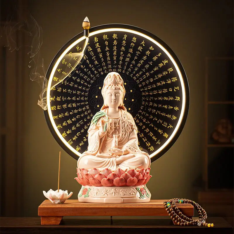 Lampe Encens Bouddha - Noir