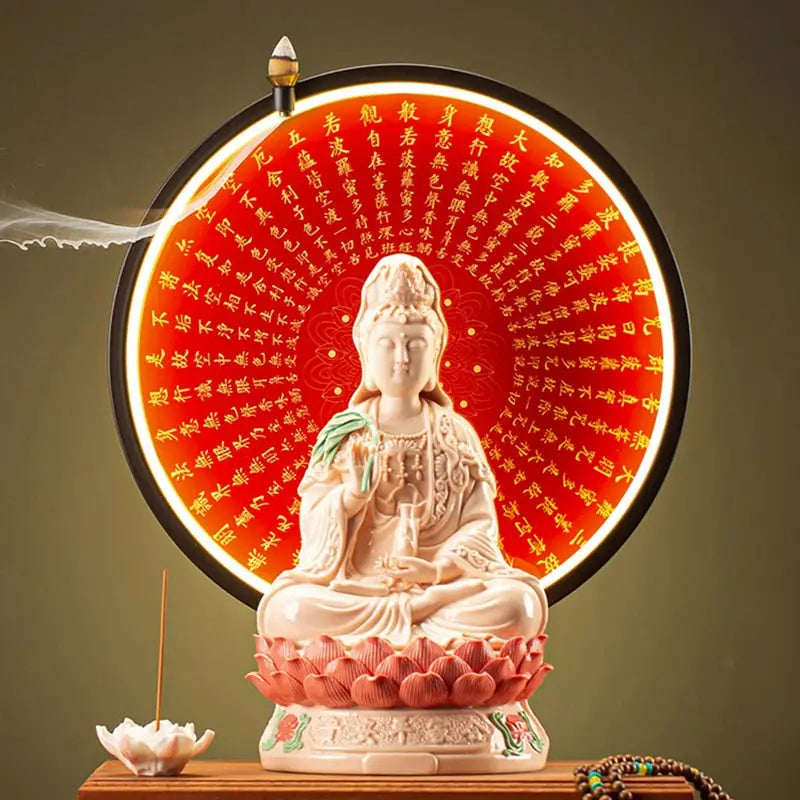 Lampe Encens Bouddha - Rouge