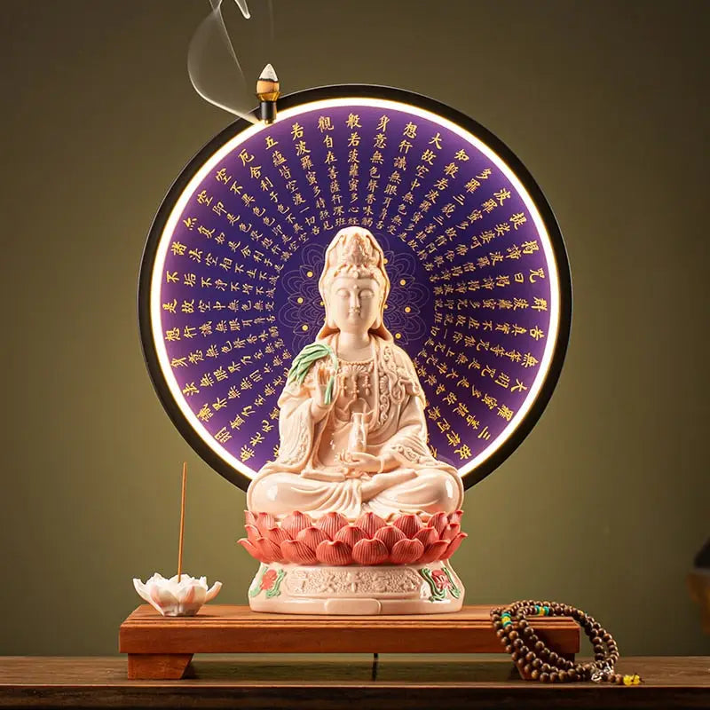 Lampe Encens Bouddha - Violet