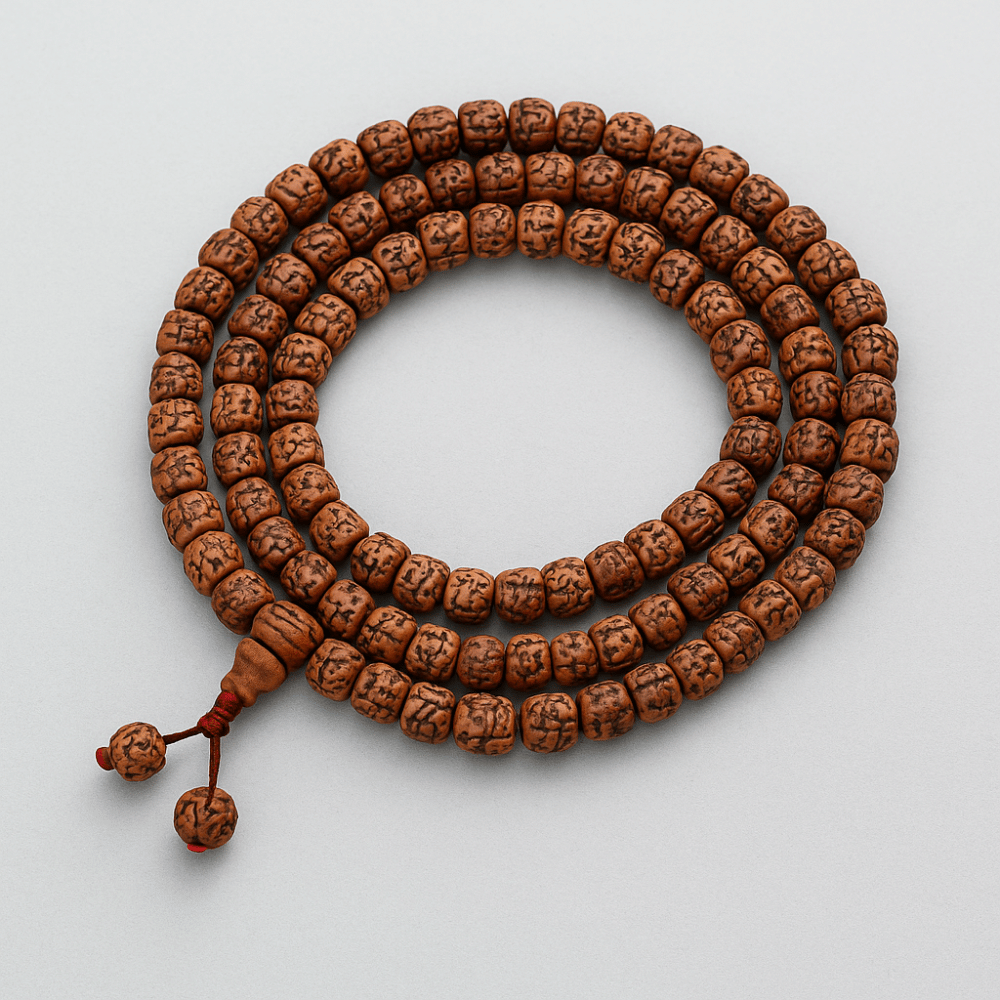 Mala en Graine de Rudraksha du Nepal
