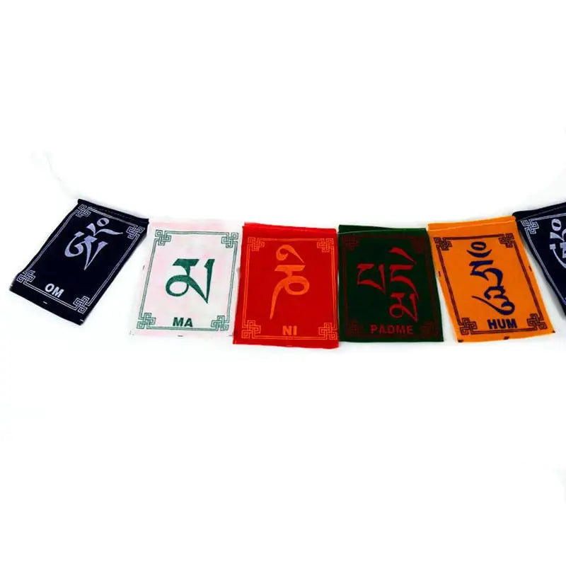 Mini drapeaux de prière Bouddhiste