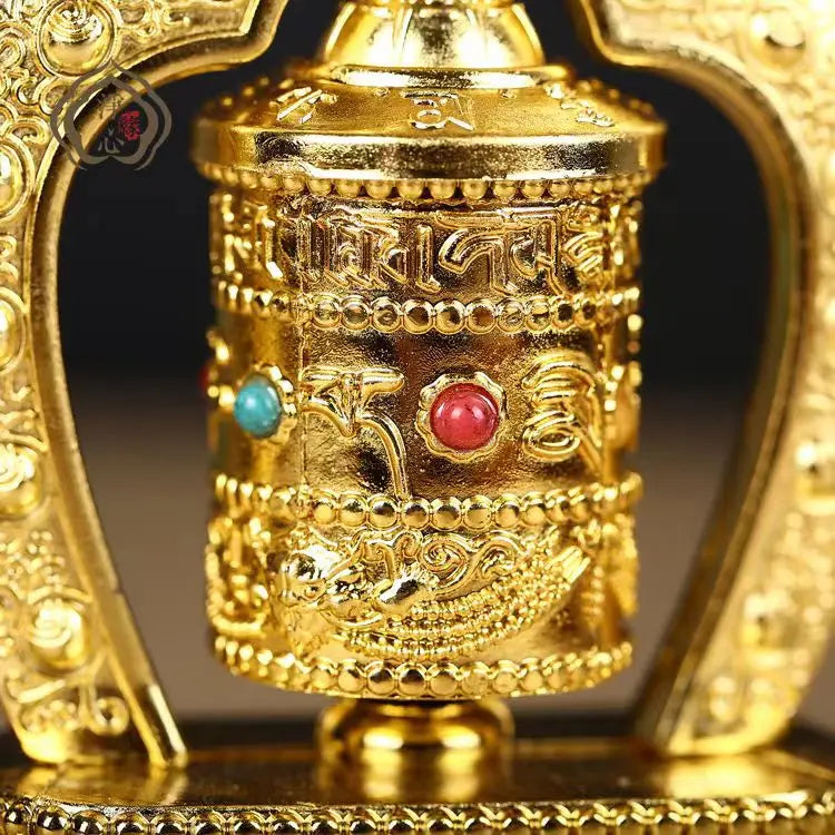 Moulin à prières solaire tibétain