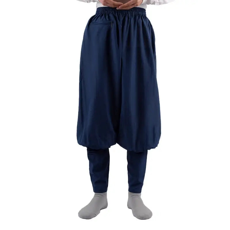 Pantalon moine bouddhiste - Bleu marine / 155-160cm