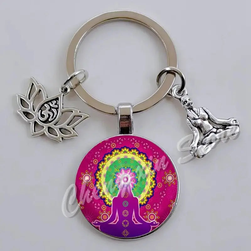 Porte clés 7 chakra