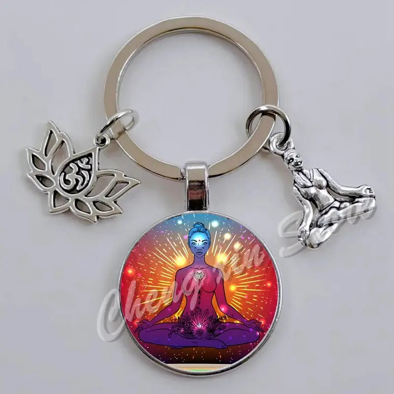 Porte clés 7 chakra