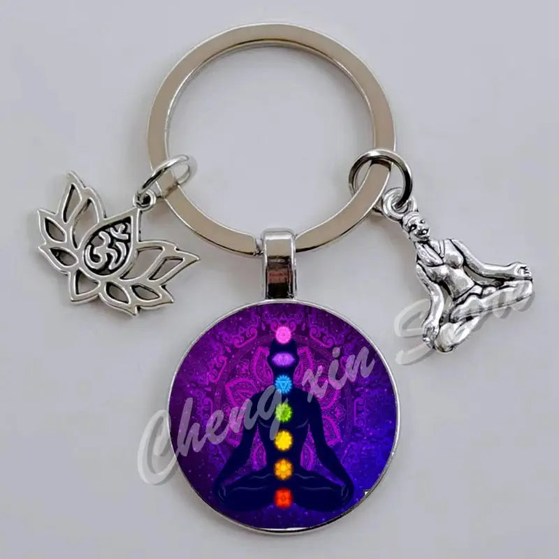 Porte clés 7 chakra