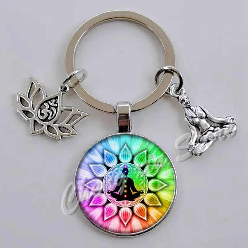 Porte clés 7 chakra